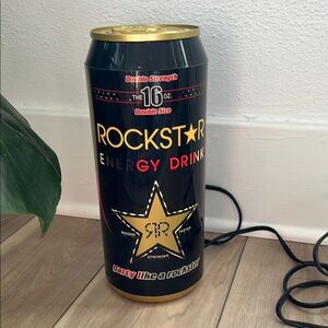 Rockstar Energy Drink Can Light - Black and Gold